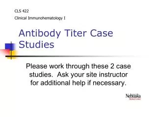 Antibody Titer Case Studies