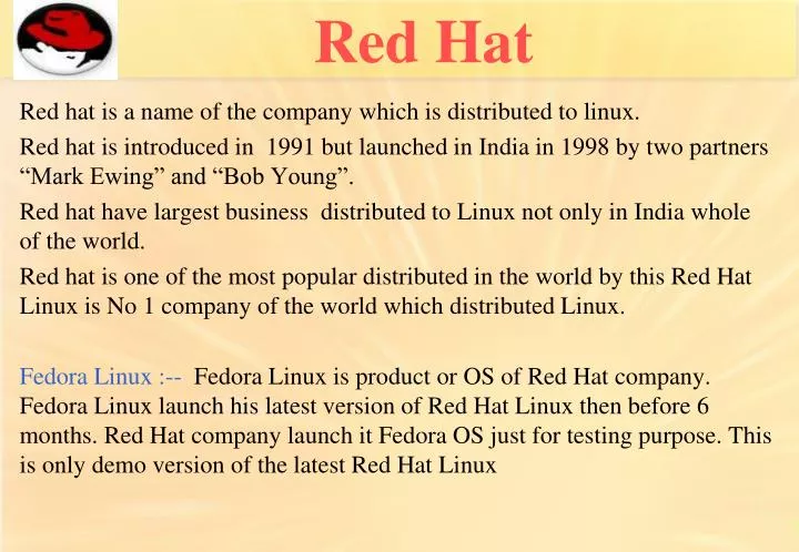 red hat presentation template