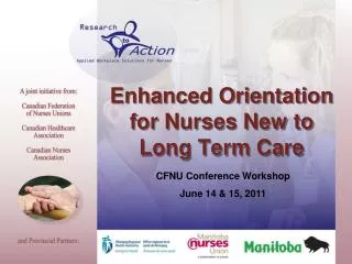Enhanced Orientation for Nurses New to Long Term Care