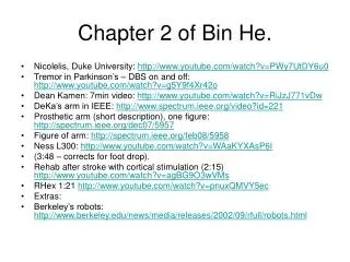 Chapter 2 of Bin He.