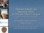 2012 Manitoba eHealth Conference October 31, 2012 - slide 1