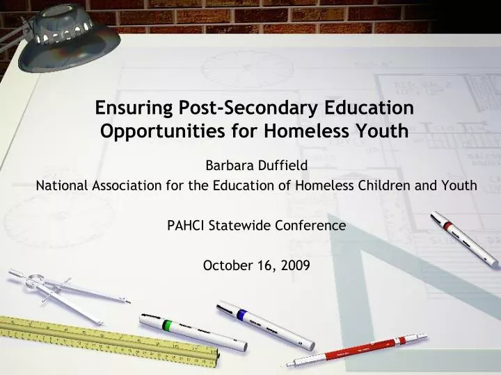 ensuring post secondary education opportunities for homeless youth