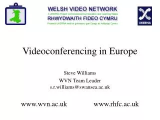 Videoconferencing in Europe