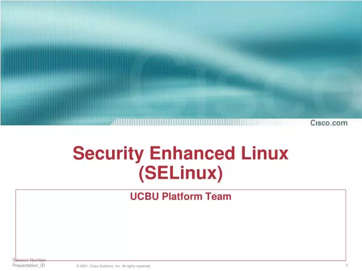 security enhanced linux selinux