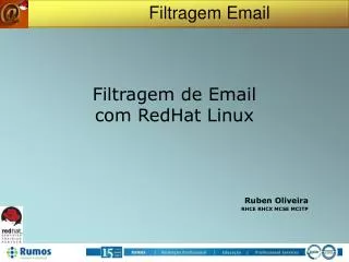 Filtragem de Email com RedHat Linux