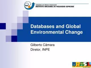 Databases and Global Environmental Change