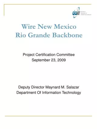 Wire New Mexico Rio Grande Backbone