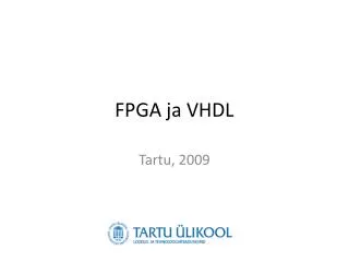 fpga ja vhdl