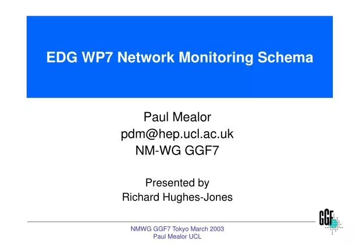 edg wp7 network monitoring schema