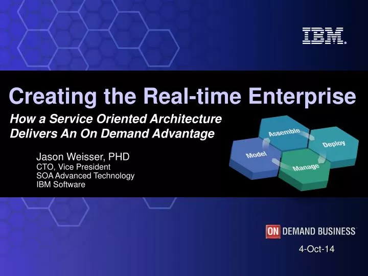 creating the real time enterprise