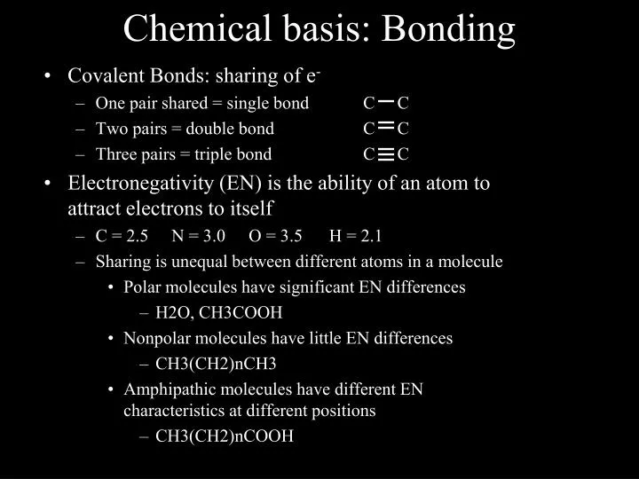 chemical basis bonding