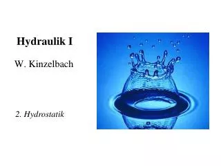 hydraulik i