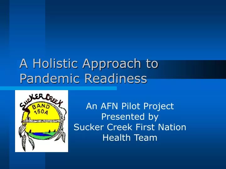 a holistic approach to pandemic readiness