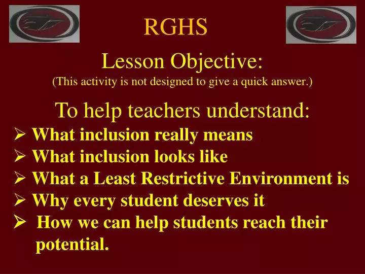 lesson objective this activity is not designed to give a quick answer