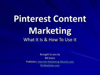 Pinterest Content Marketing What It Is &amp; How To Use It