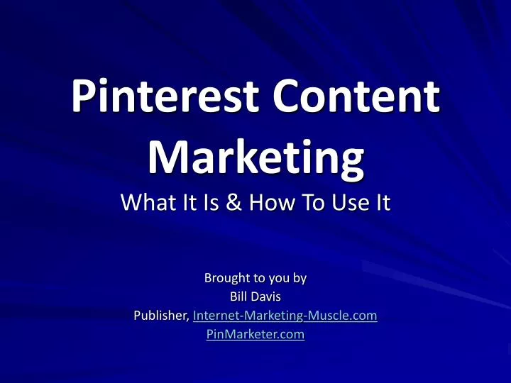 pinterest content marketing what it is how to use it