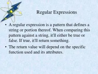 Regular Expressions