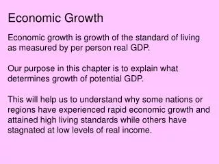 PPT - ECONOMIC GROWTH PowerPoint Presentation, Free Download - ID:1569690