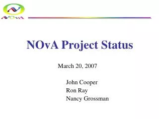 NOvA Project Status