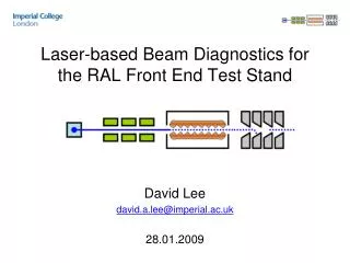 Laser-based Beam Diagnostics for the RAL Front End Test Stand