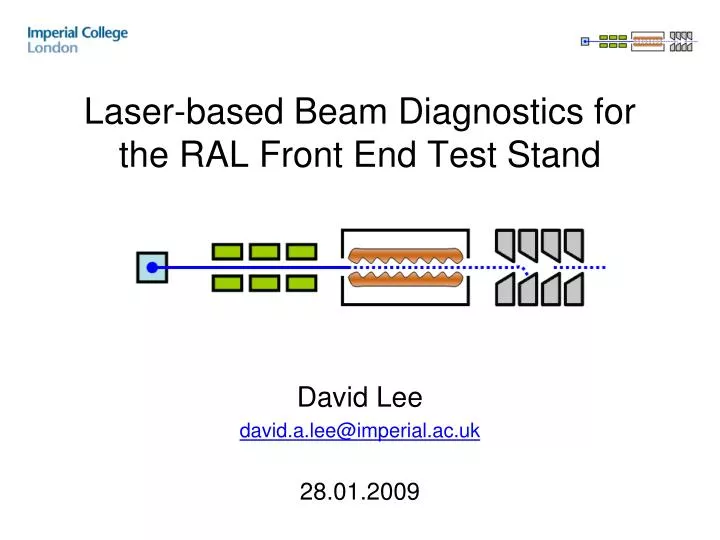 laser based beam diagnostics for the ral front end test stand