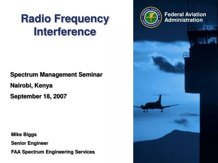 radio frequency interference