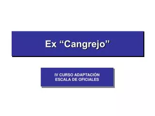 ex cangrejo