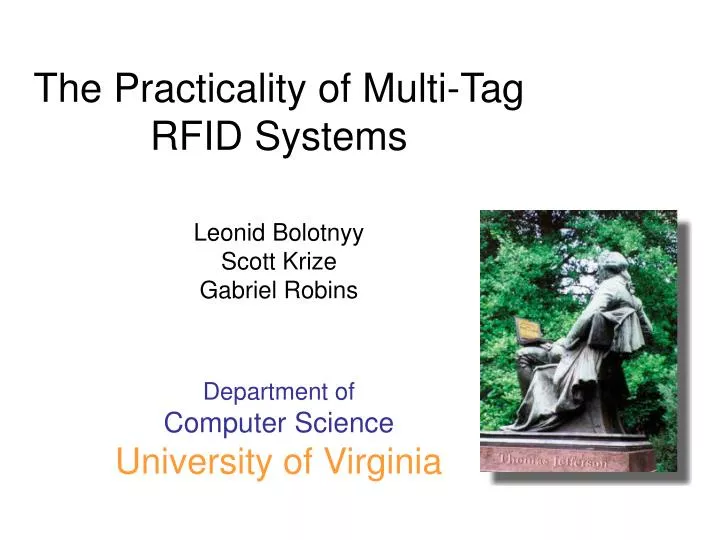 the practicality of multi tag rfid systems