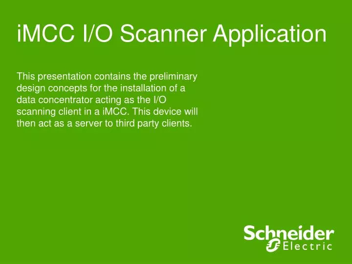 imcc i o scanner application