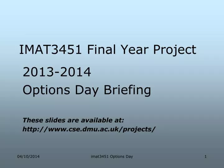 imat3451 final year project