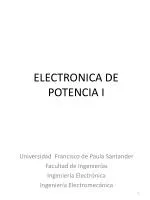 ELECTRONICA DE POTENCIA I - slide 1