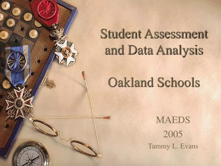 student assessment and data analysis oakland schools