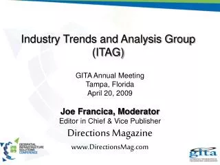 industry trends and analysis group itag