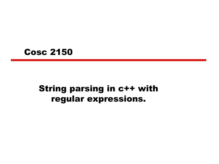 cosc 2150
