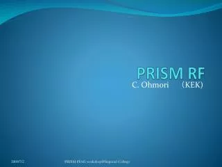 PRISM RF
