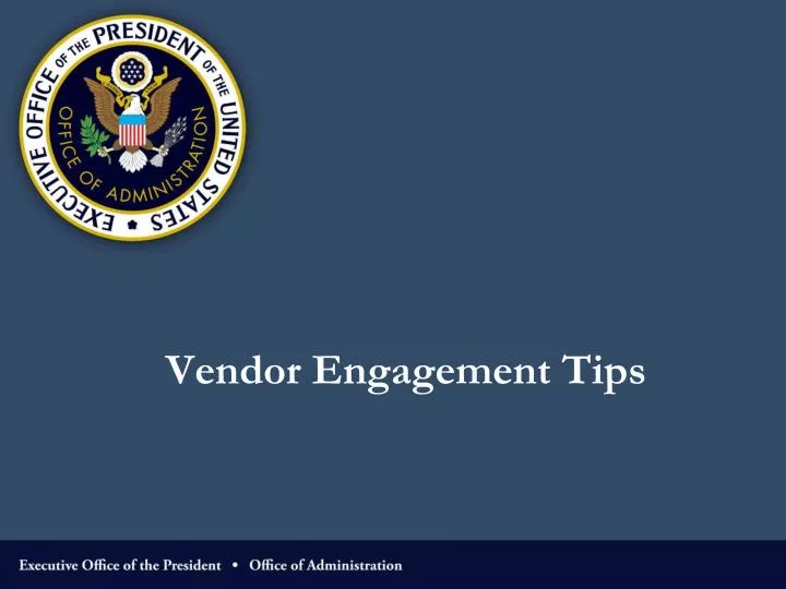 vendor engagement tips