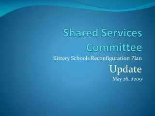Shared Services Committee
