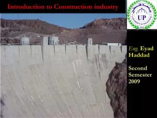 Introduction to Construction industry