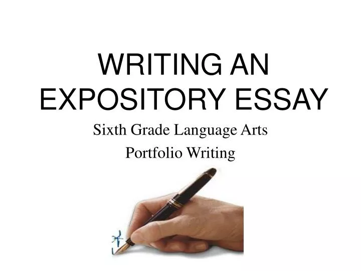 writing an expository essay