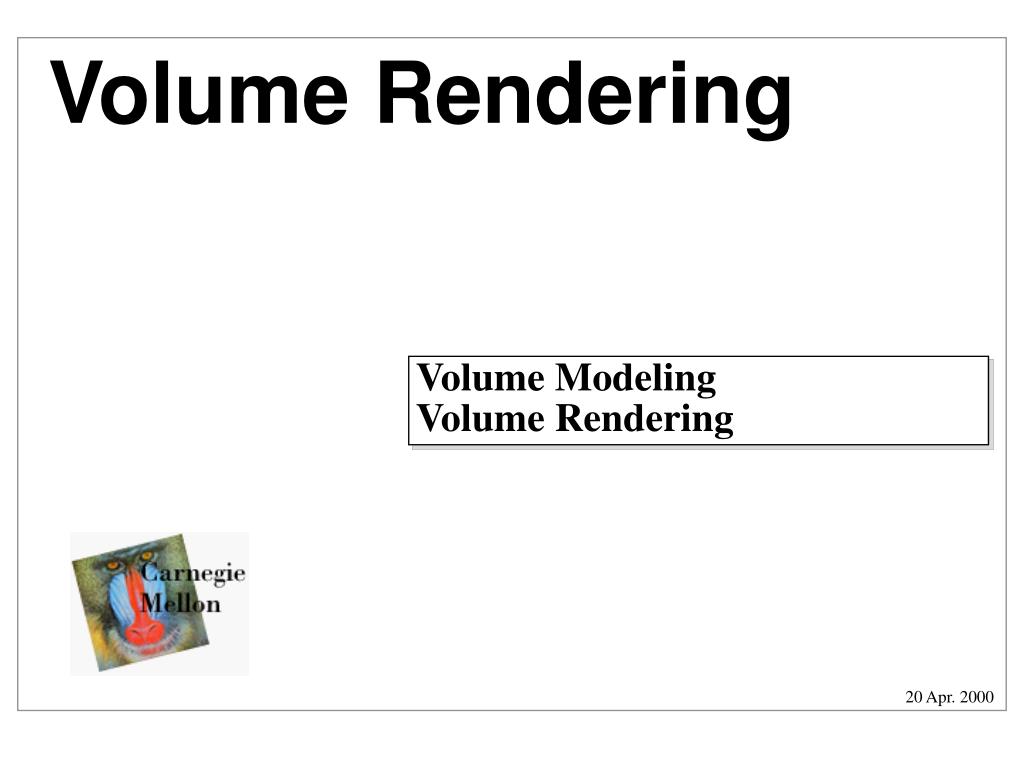 PPT - Volume Rendering PowerPoint Presentation, free download - ID:5136627