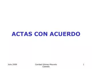 actas con acuerdo