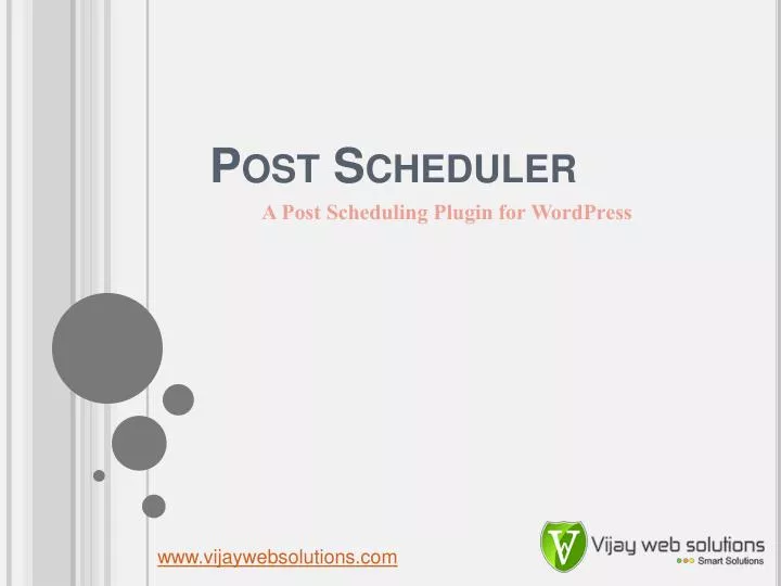 post scheduler