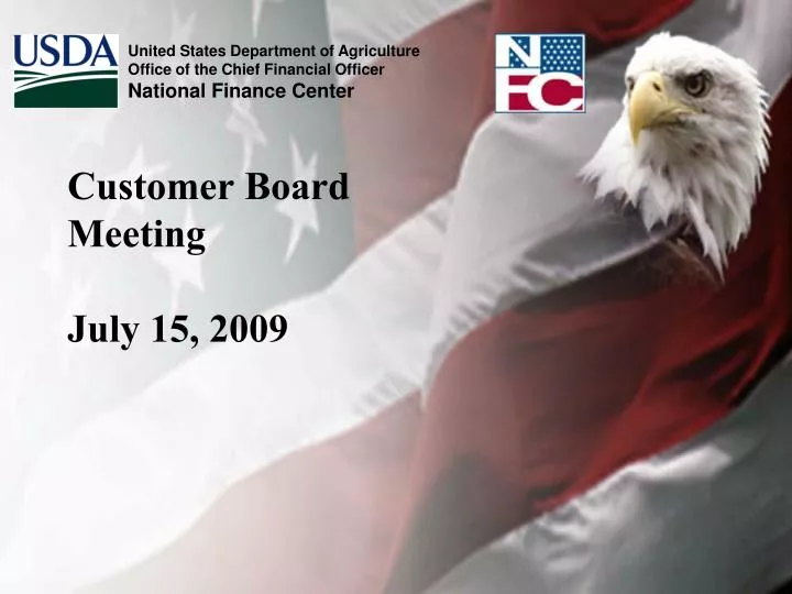 customer board meeting july 15 2009