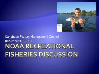 NOAA Recreational Fisheries Discussion