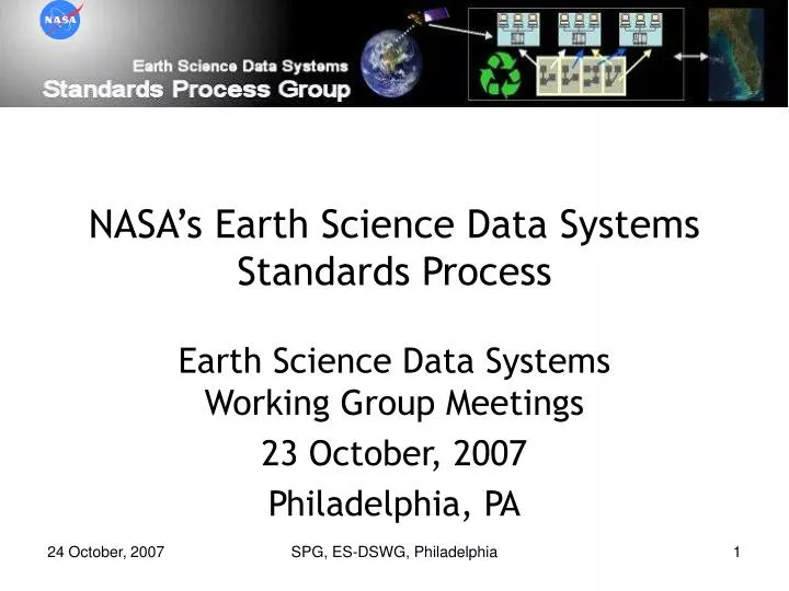 nasa s earth science data systems standards process