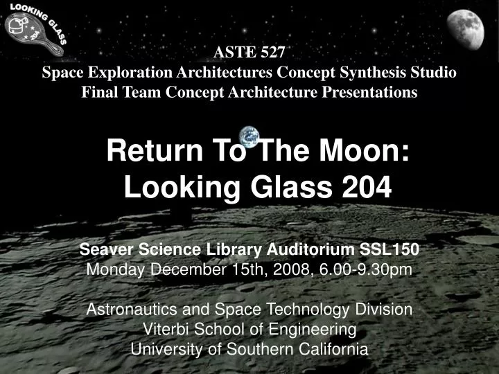 return to the moon looking glass 204