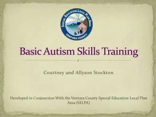 Basic Autism Skills Training