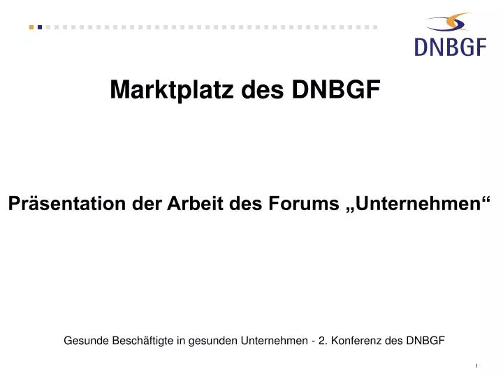 marktplatz des dnbgf