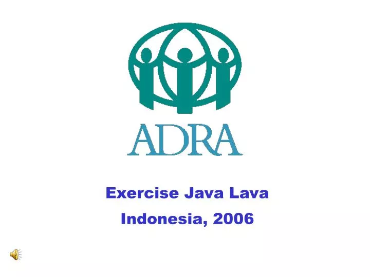 exercise java lava indonesia 2006