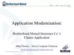 Application Modernization: - slide 1